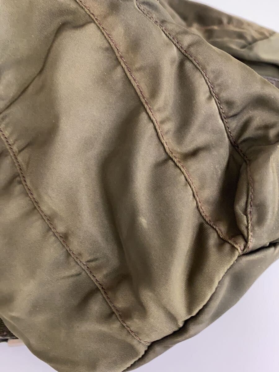 PRADA Backpack Nylon KHK BZ2811 7