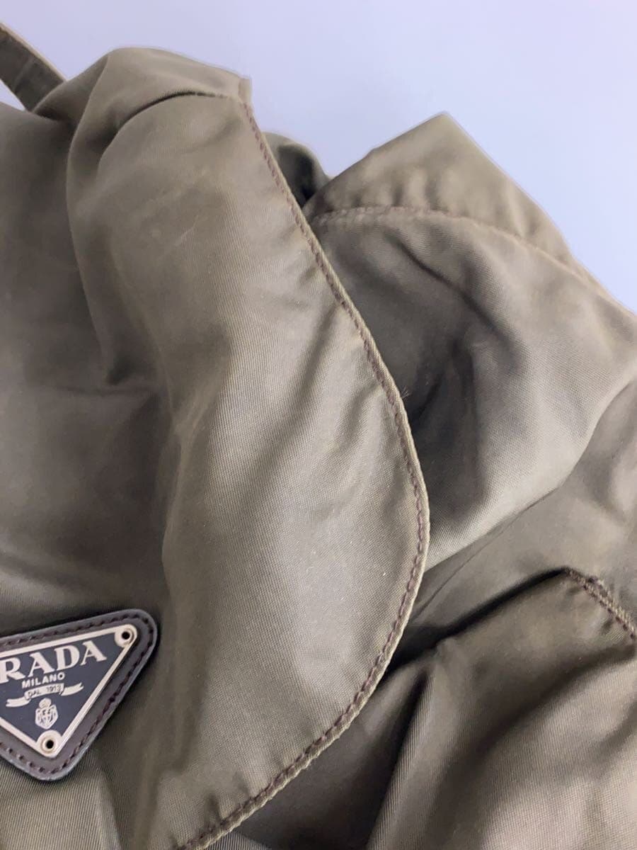 PRADA Backpack Nylon KHK BZ2811 8