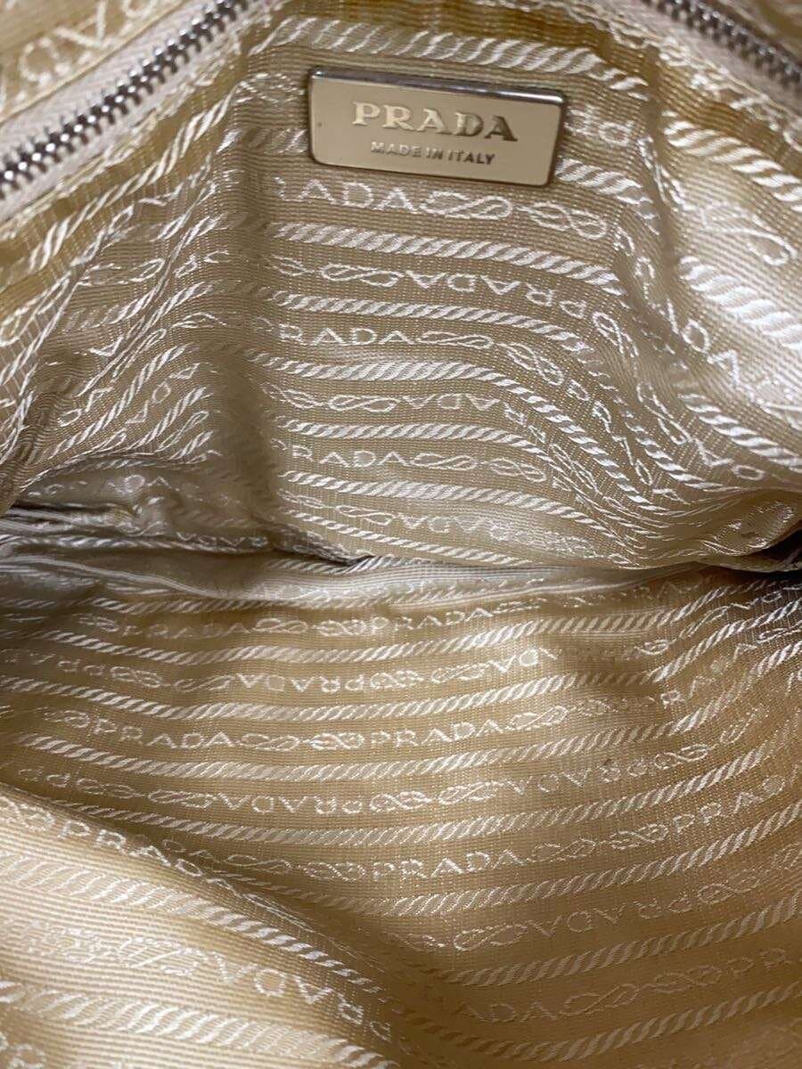 PRADA Shoulder Bag Nylon IVO Triangular Logo Plate 6
