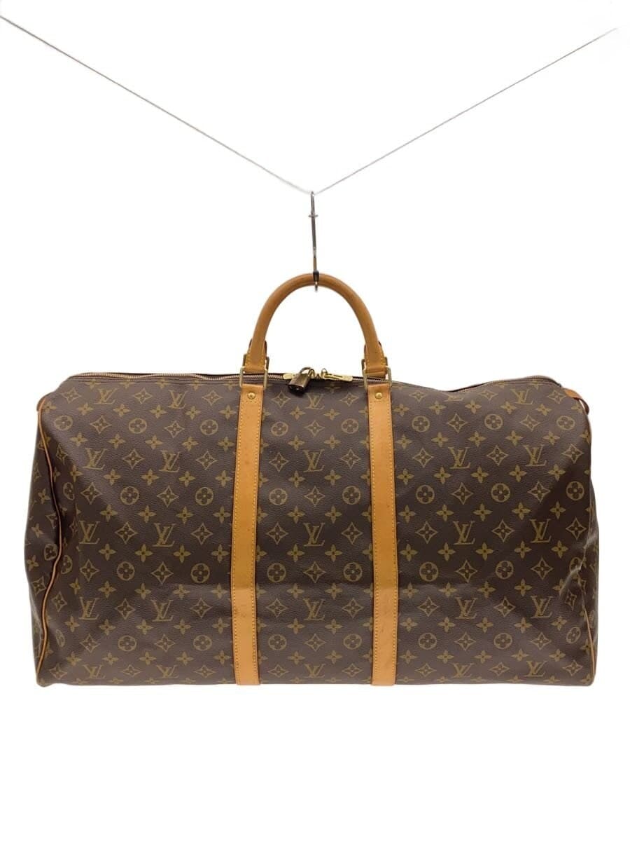 LOUIS VUITTON Keepall 60 Monogram Canvas PVC BRW Allover Pattern M41422 M41422