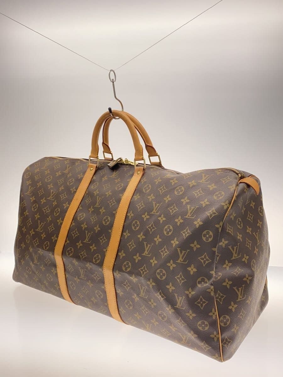LOUIS VUITTON Keepall 60 Monogram Canvas PVC BRW Allover Pattern M41422 M41422 2