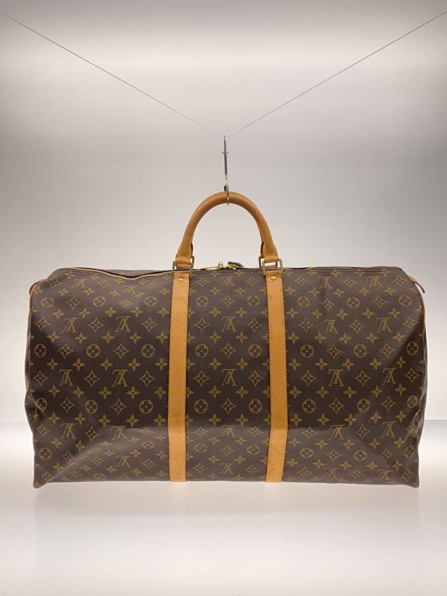 LOUIS VUITTON Keepall 60 Monogram Canvas PVC BRW Allover Pattern M41422 M41422 3