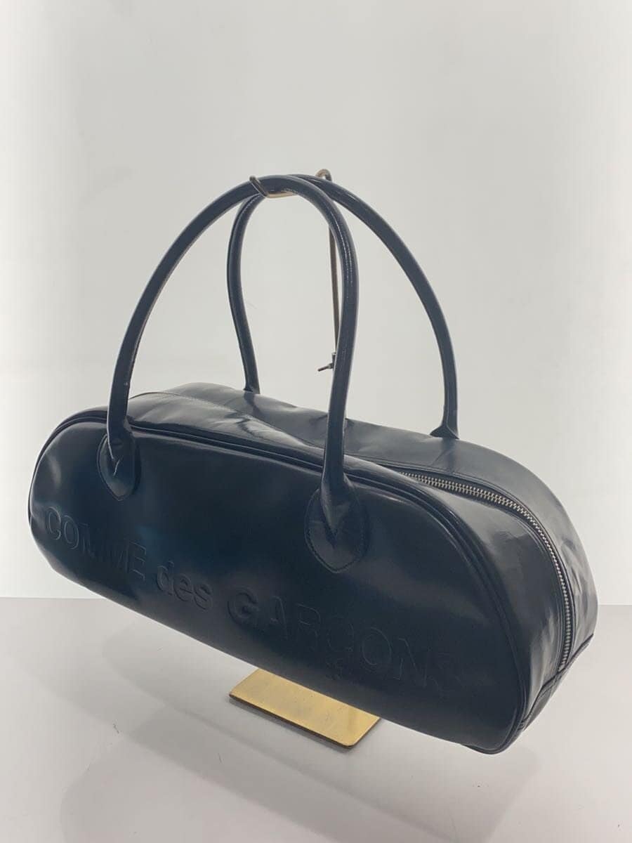 COMME des GARCONS Boston Bag Cowhide BLK Plain gc-k204 2