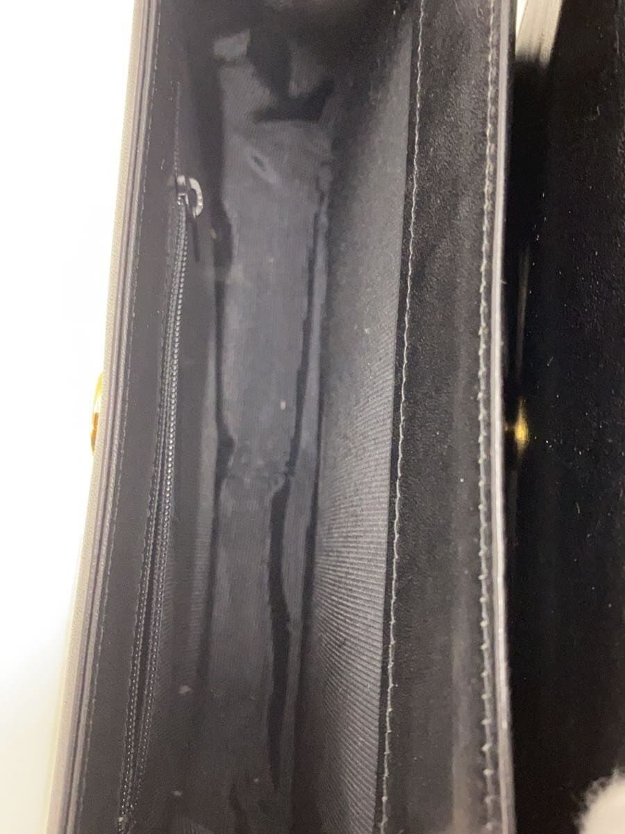 PELLE BORSA Shoulder Bag Leather BLK Solid VO4651 7