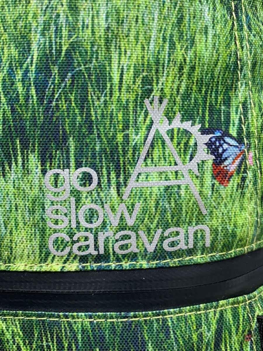 GO SLOW CARAVAN Backpack GRN All Over Pattern 5