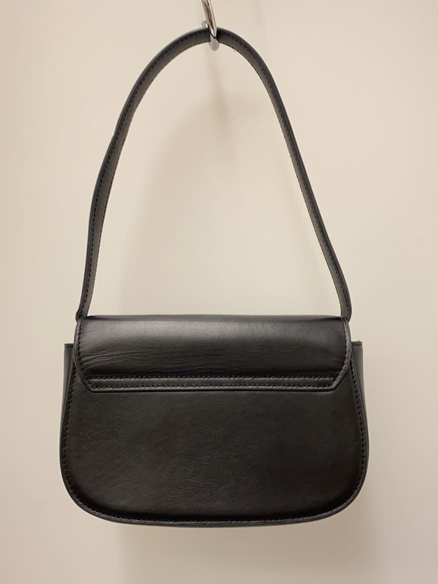 DIESEL Shoulder Bag Leather BLK 3