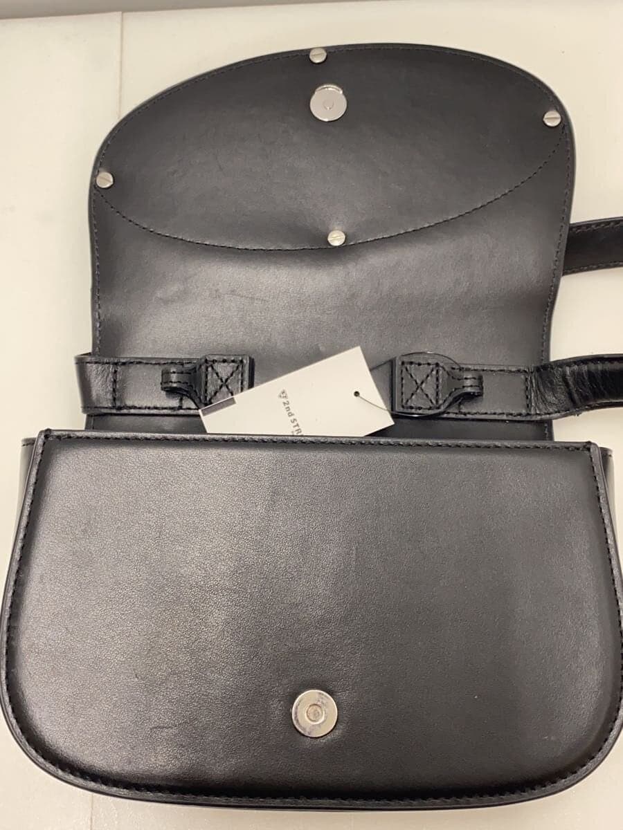 DIESEL Shoulder Bag Leather BLK 5