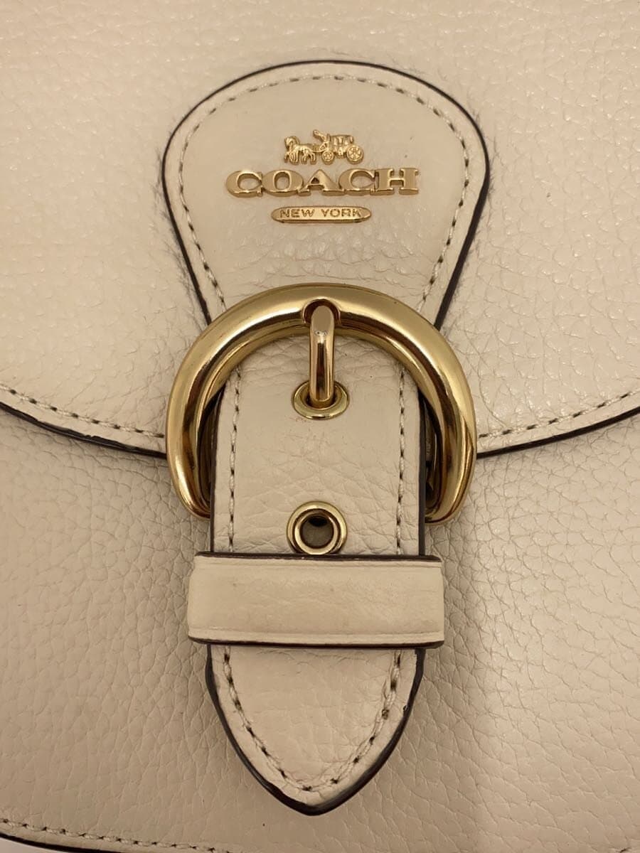 COACH Shoulder Bag CRM Solid C5685 5