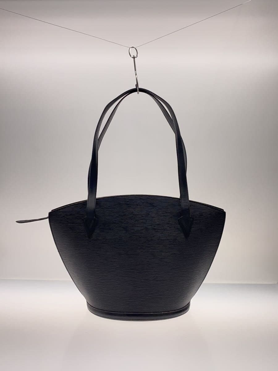 LOUIS VUITTON Saint-Jacques Shopping_Épi Leather Black Solid M52262 3