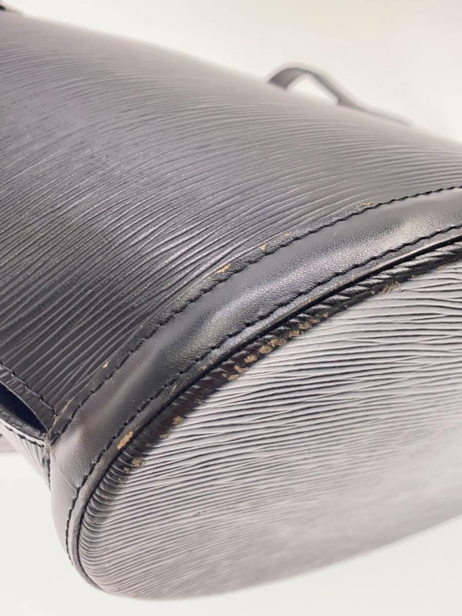 LOUIS VUITTON Saint-Jacques Shopping_Épi Leather Black Solid M52262 8