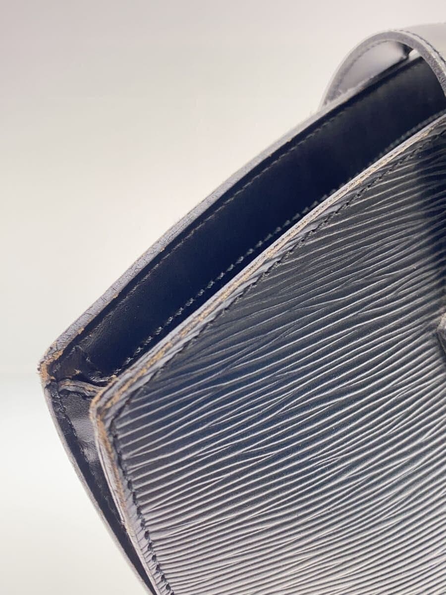LOUIS VUITTON Saint-Jacques Shopping_Épi Leather Black Solid M52262 9