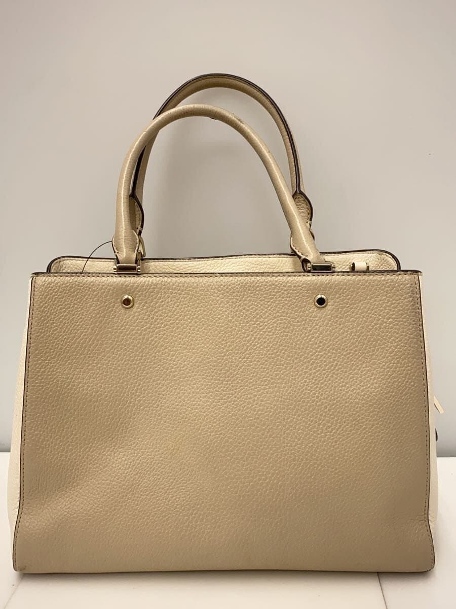 kate spade new york Shoulder Bag Leather BEG Solid 3