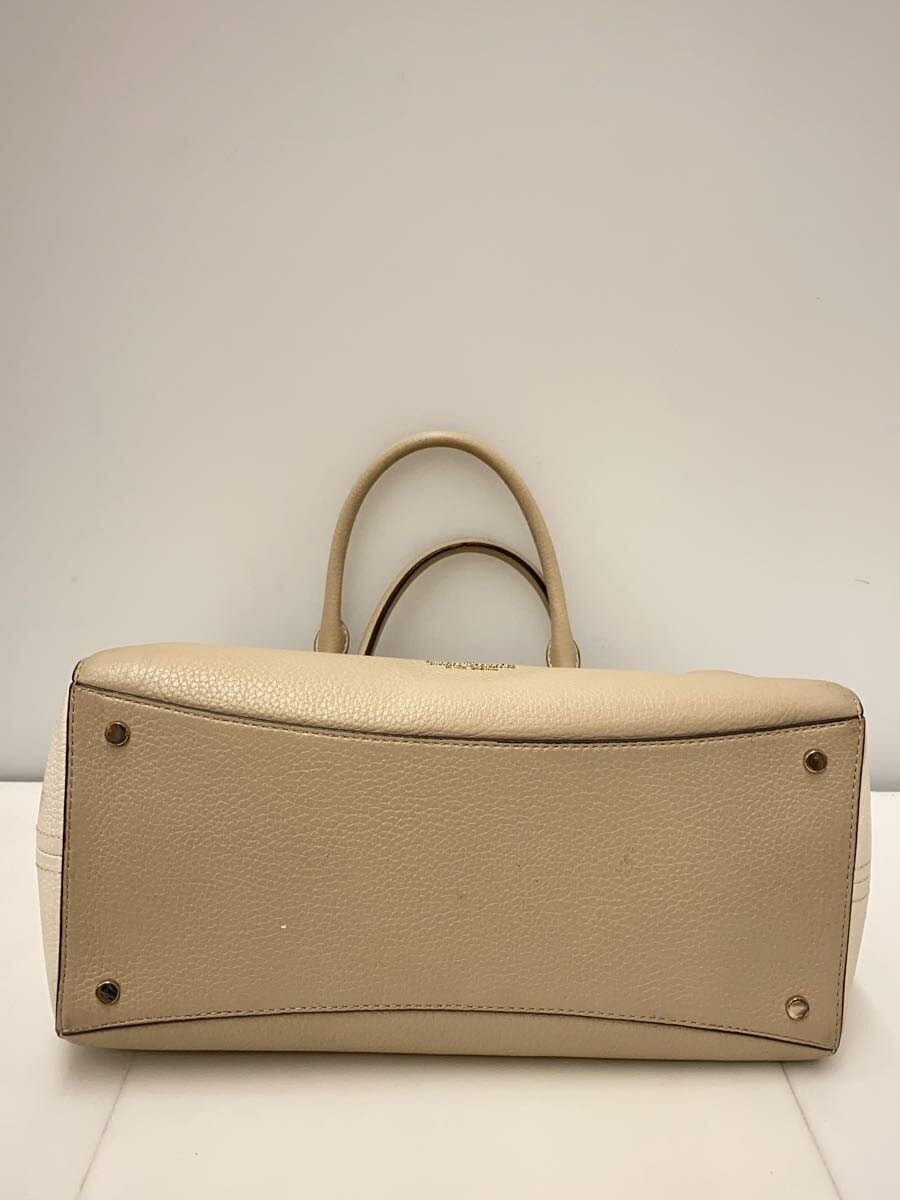 kate spade new york Shoulder Bag Leather BEG Solid 4