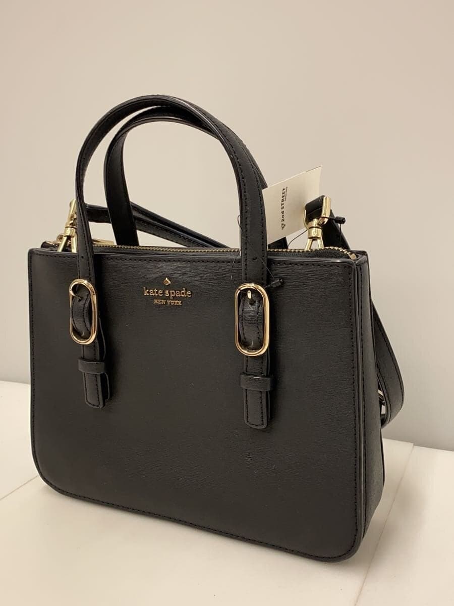 Kate Spade New York shoulder bag leather black WKRU5993 2