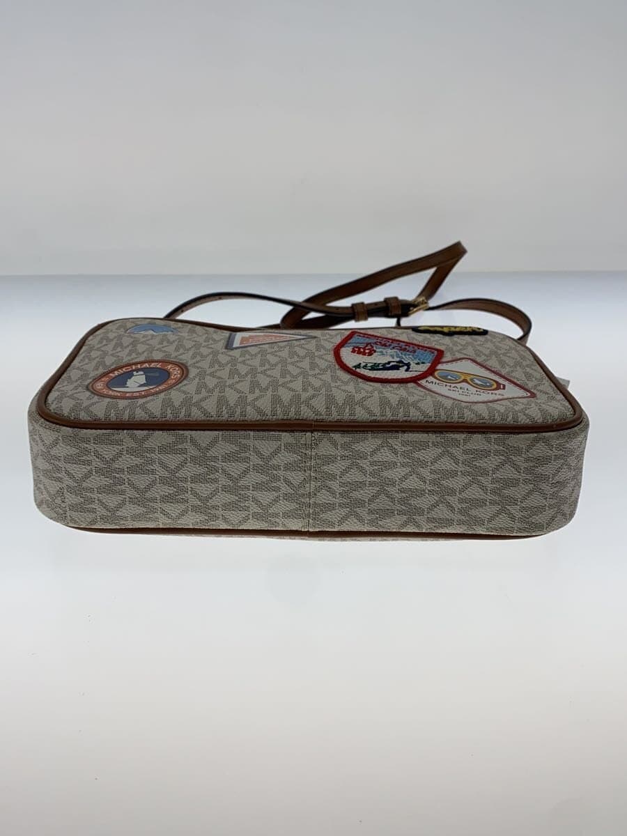 MICHAEL KORS Shoulder Bag PVC BEG All Over Pattern 4