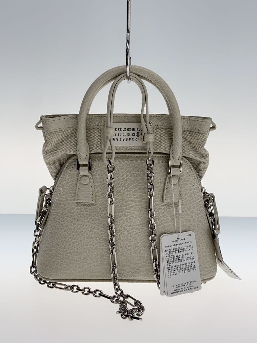 Maison Margiela Shoulder Bag Leather IVO Solid S56WG0081 3