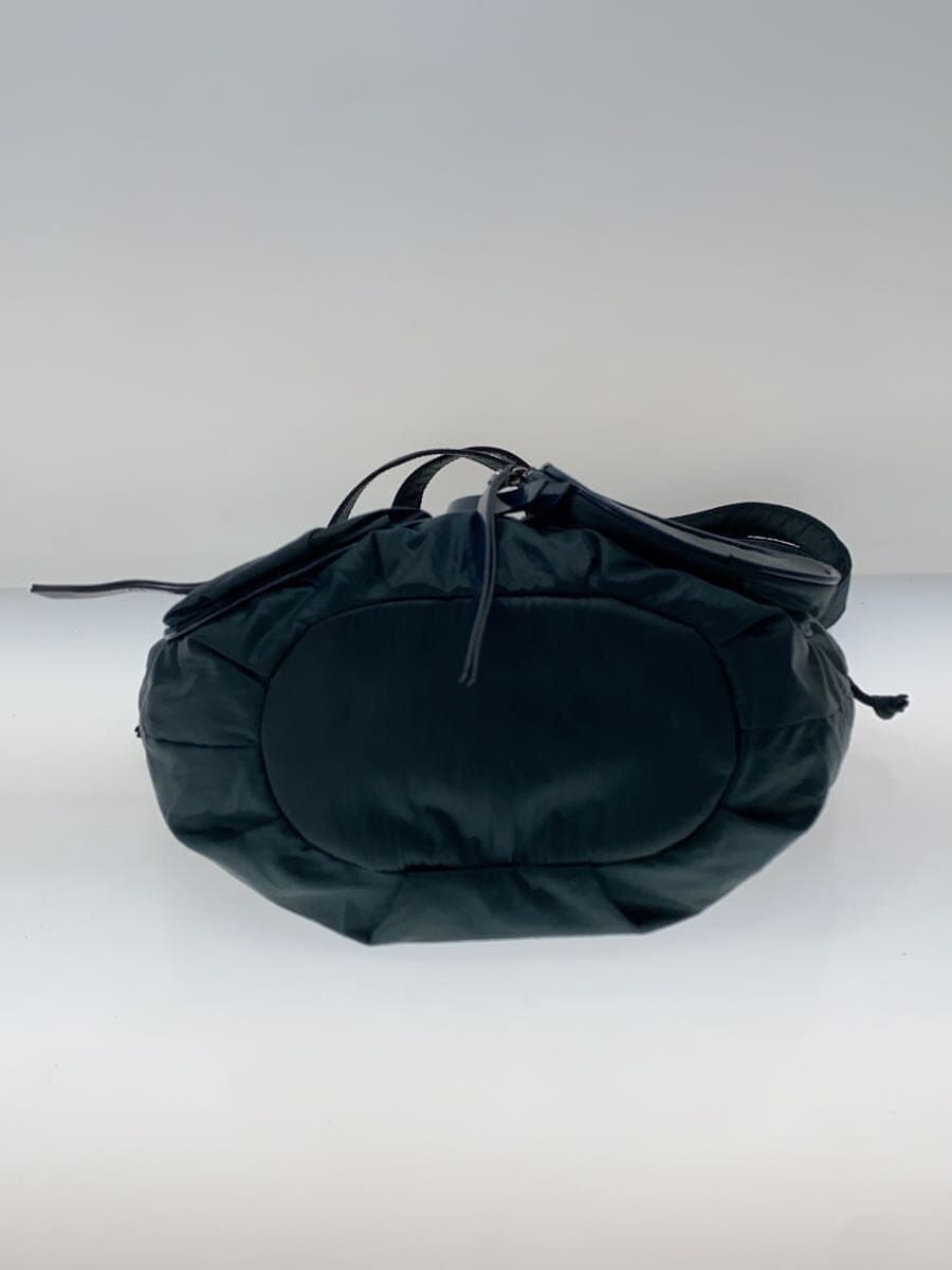 DIESEL Patent Leather Deteriorated Shoulder Bag Nylon GRN 4