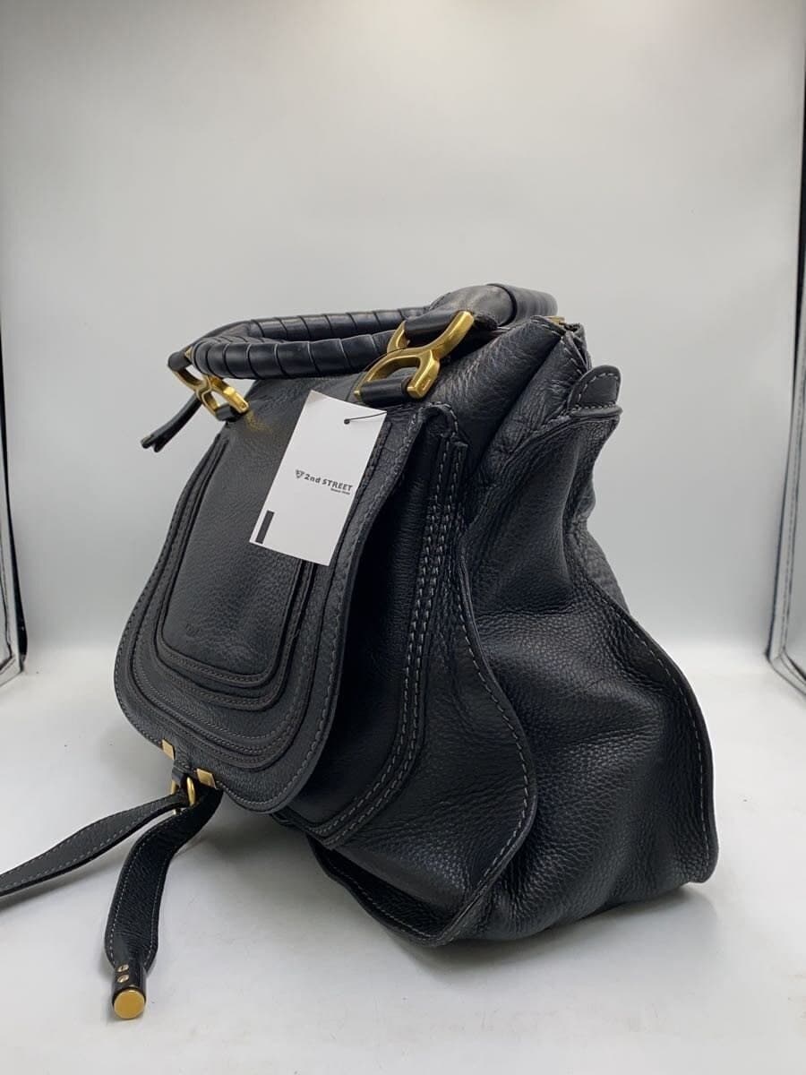 ChloeMARCIE Tote Bag Leather BLK 2