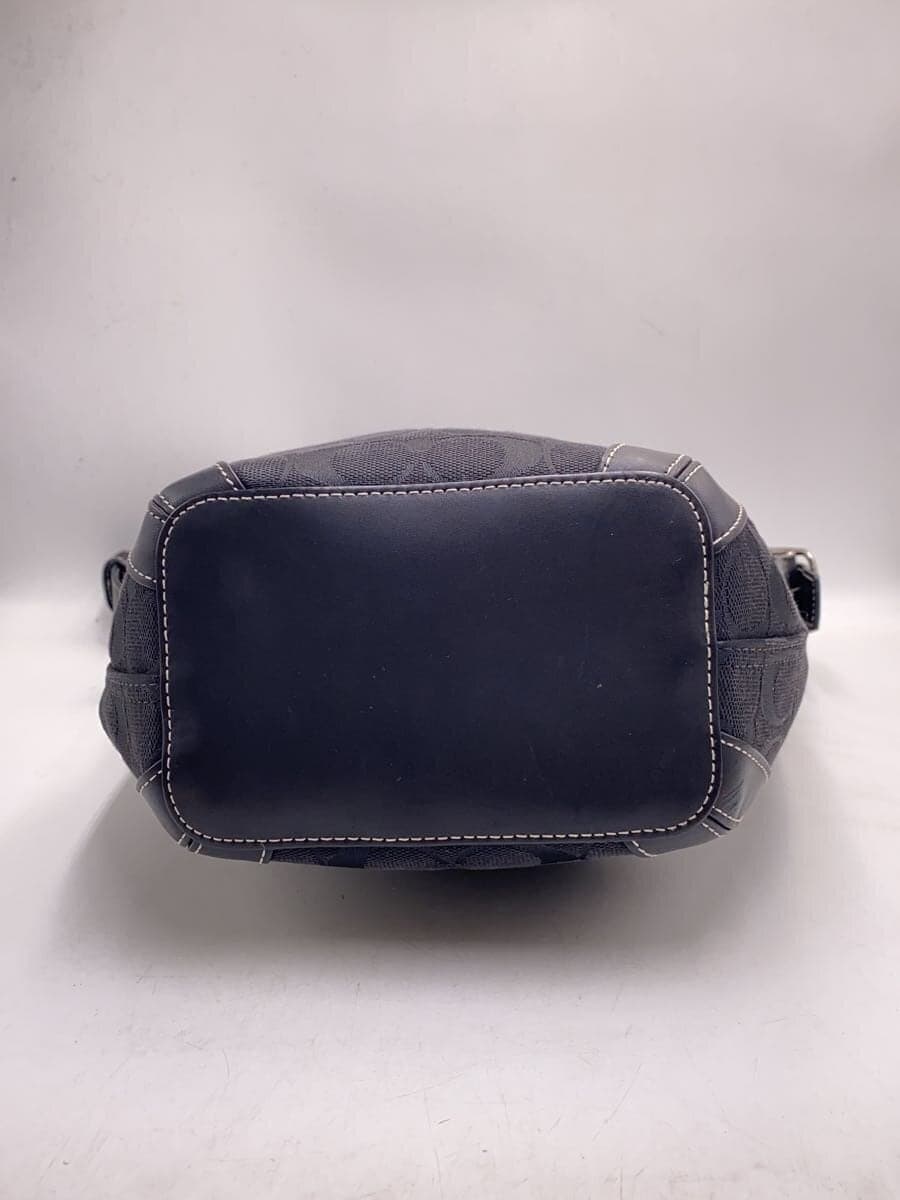 COACH Shoulder Bag Canvas Black Monogram 3