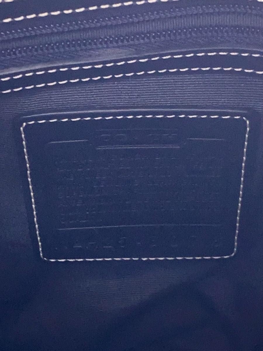 COACH Shoulder Bag Canvas Black Monogram 4