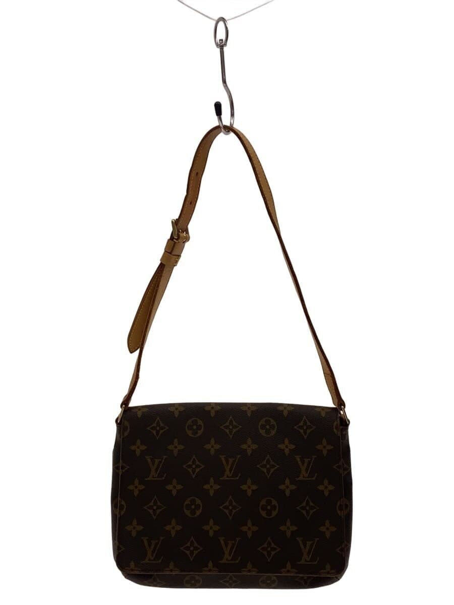 LOUIS VUITTON Musette Tango_Monogram Canvas_Short Shoulder PVC BRW All Over Pattern