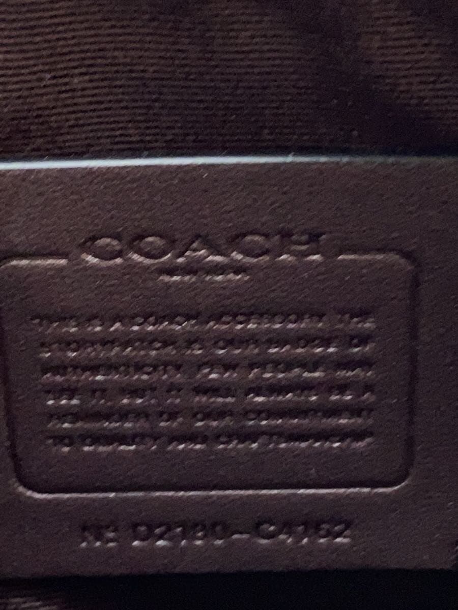 COACH Shoulder Bag Canvas BLU C4162 5