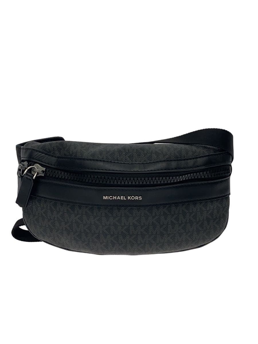 MICHAEL KORS Waist Bag PVC BLK All Over Pattern 37S0LCOY0B