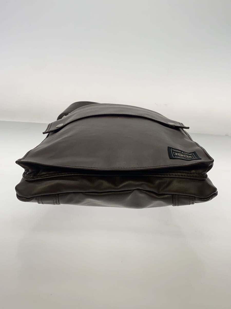 PORTER Freestyle Shoulder Bag Coated Canvas BRW Plain 4