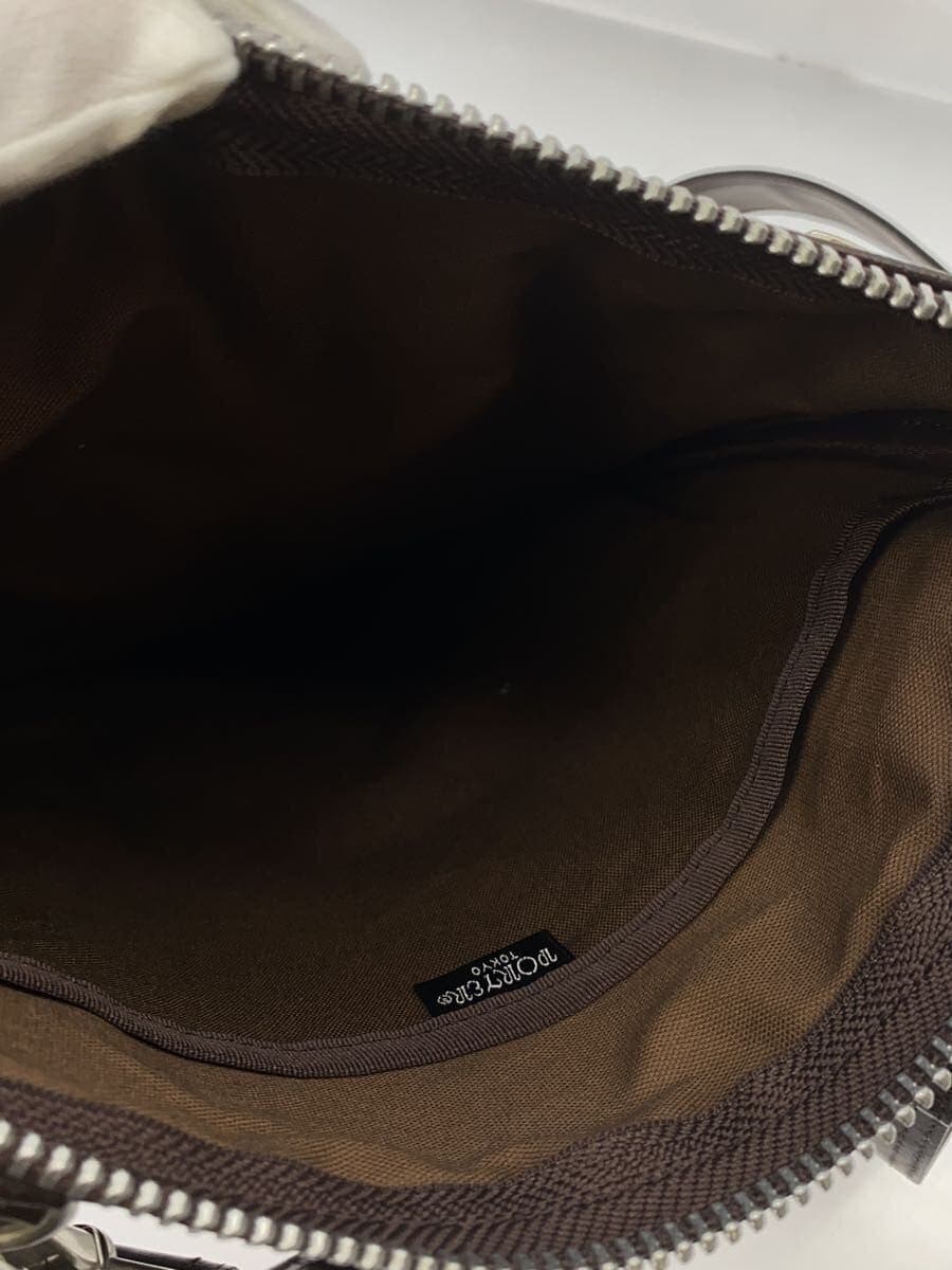 PORTER Freestyle Shoulder Bag Coated Canvas BRW Plain 6