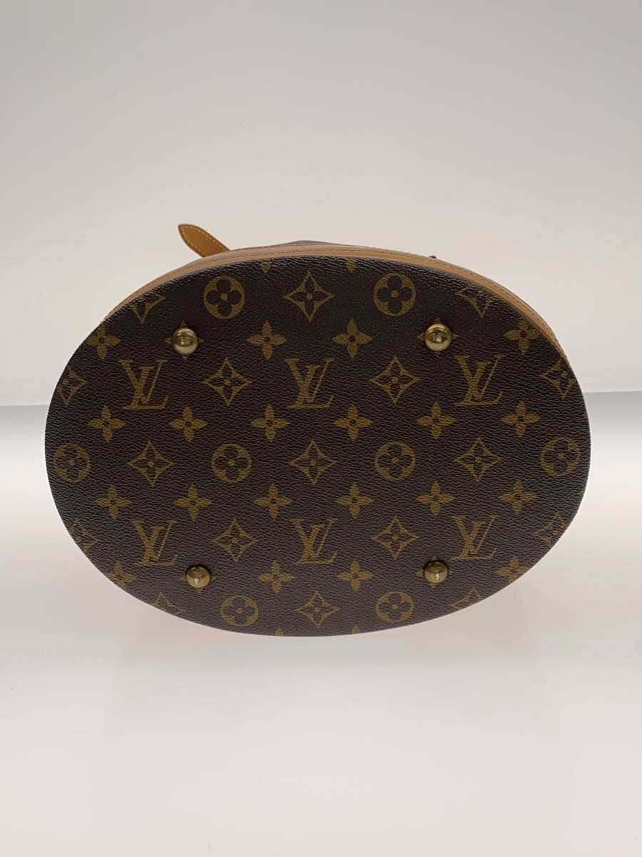 LOUIS VUITTON Bucket GM_Monogram Canvas PVC BRW All Over Pattern 4