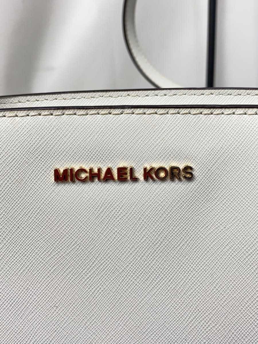 MICHAEL KORS Handbag WHT Solid AC-1908 5