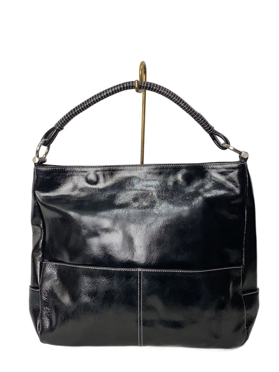 HAMANO Shoulder Bag PVC BLK Solid