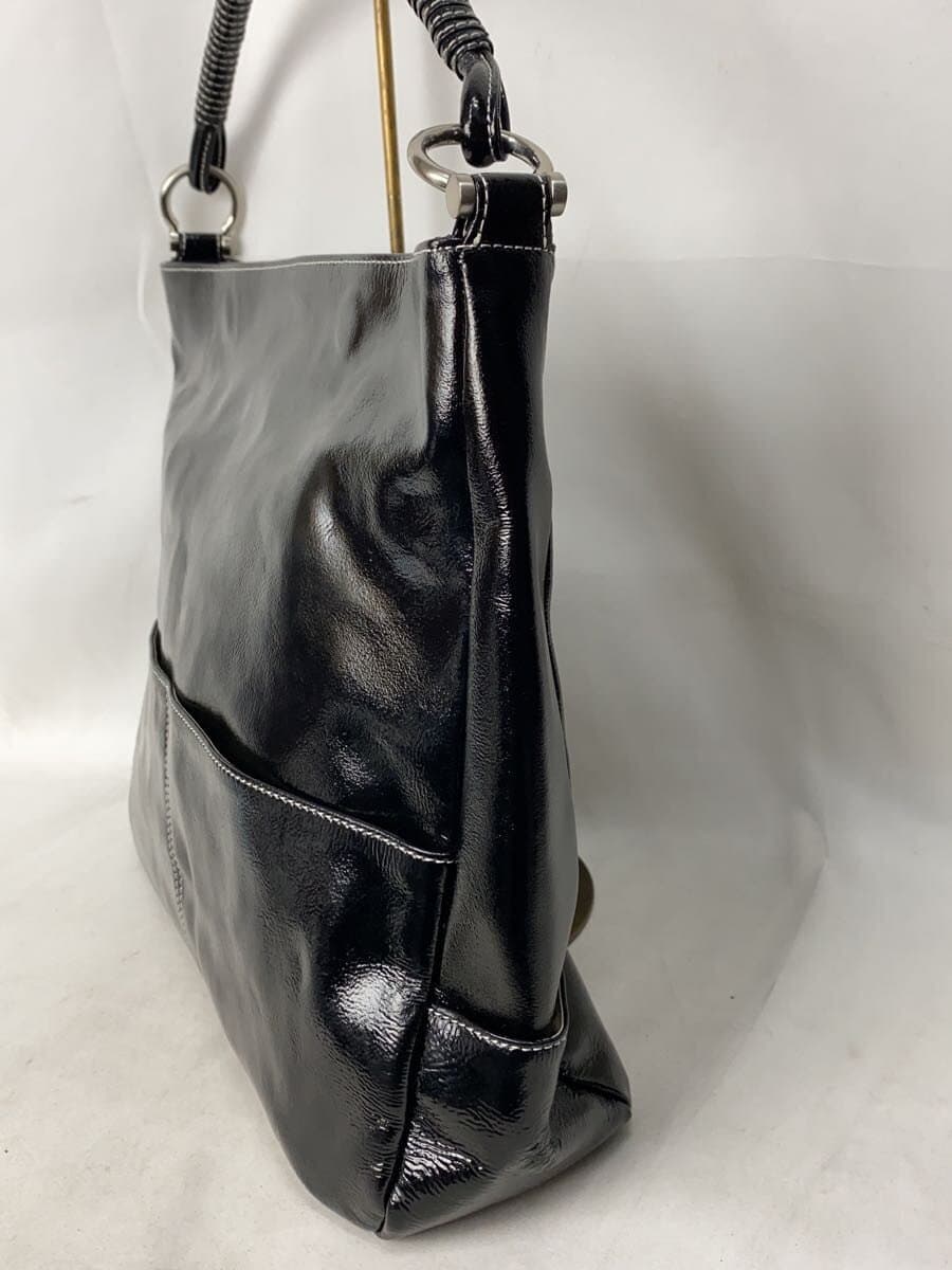 HAMANO Shoulder Bag PVC BLK Solid 2