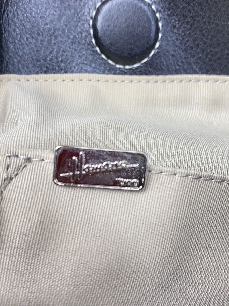 HAMANO Shoulder Bag PVC BLK Solid 5