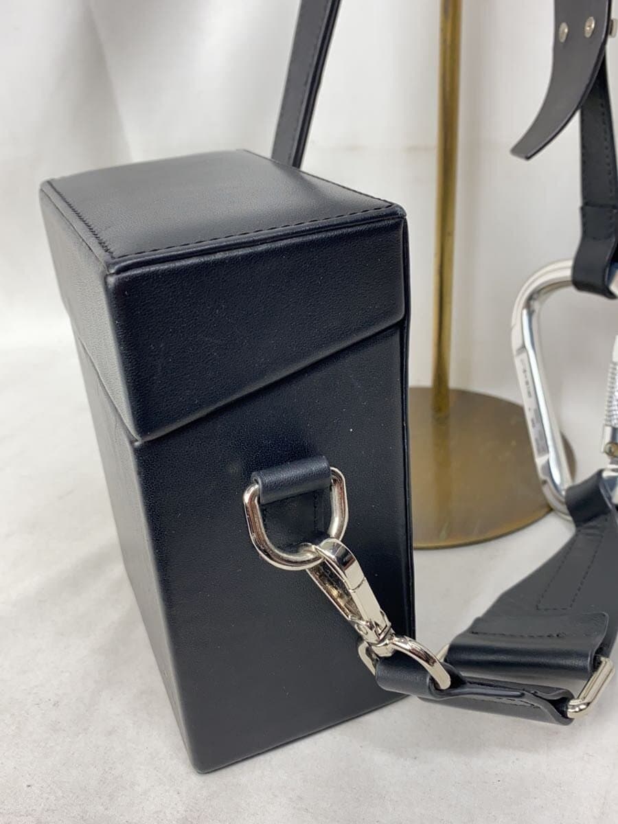 HELIOT EMIL Leather Strap Box Bag BLK 2