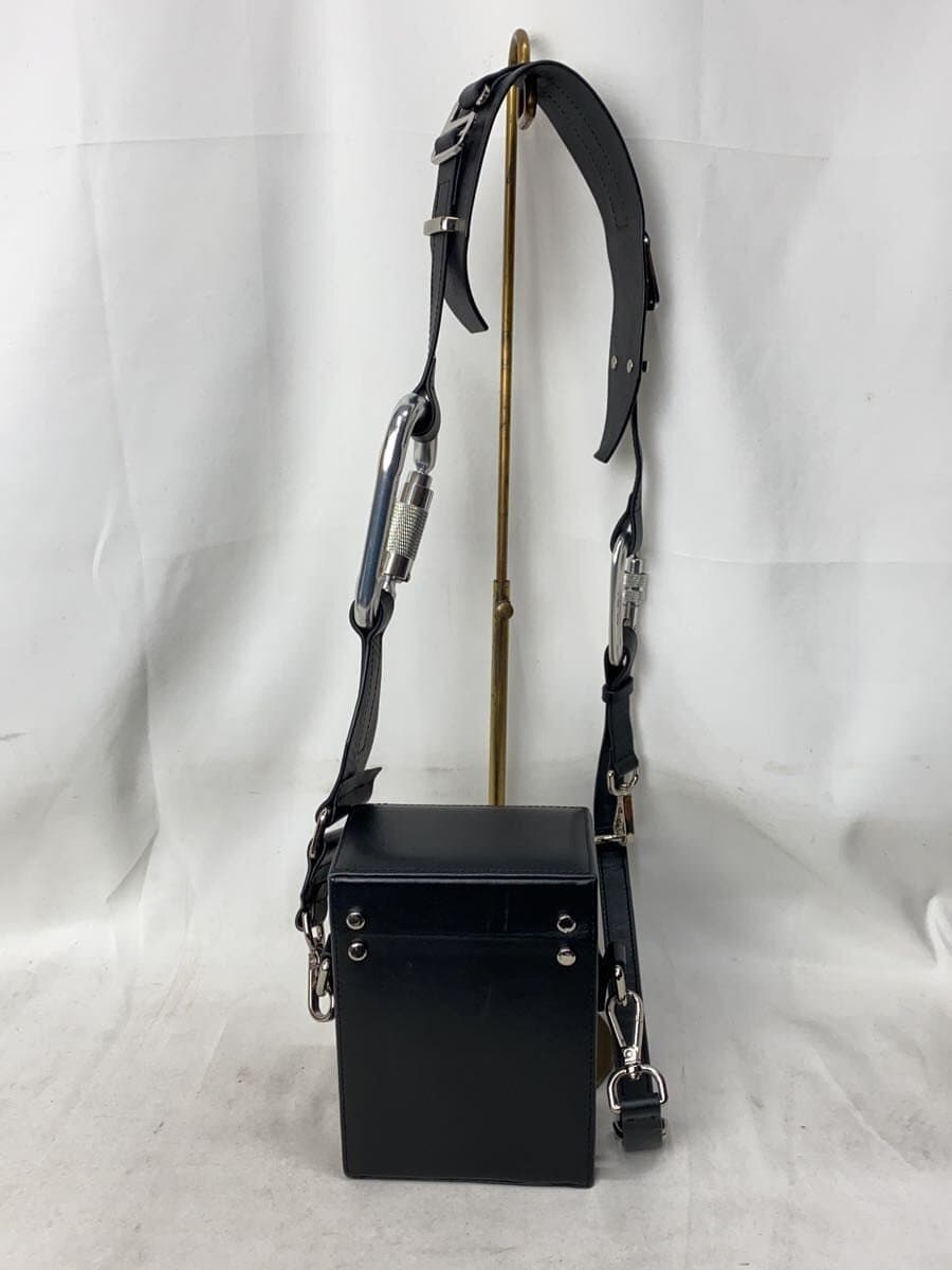 HELIOT EMIL Leather Strap Box Bag BLK 3
