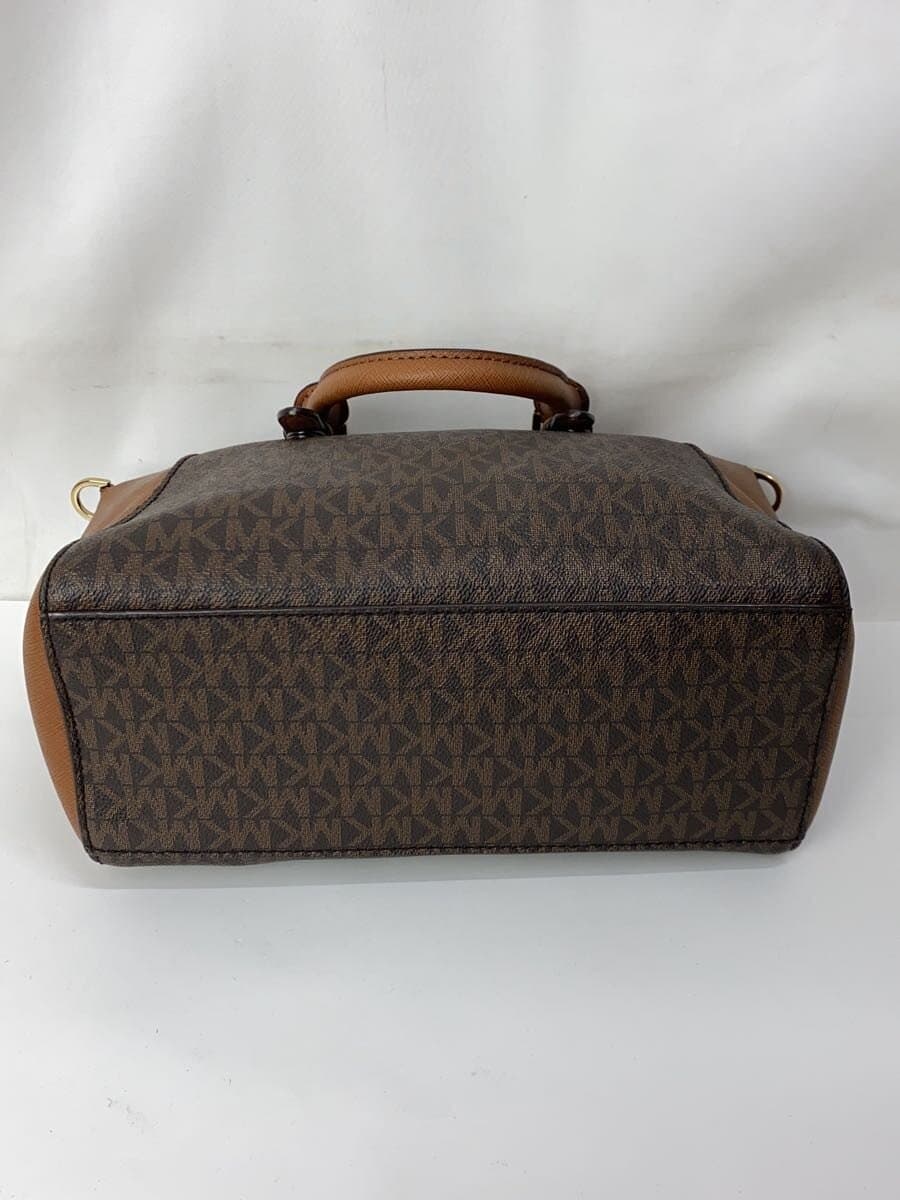 MICHAEL KORS Handbag PVC BRW All Over Pattern 35s9gc6m6b 4