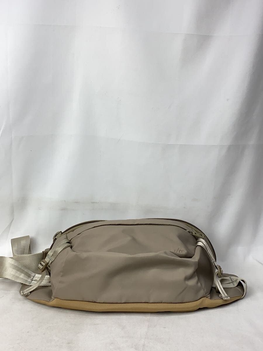 F CE Shoulder Bag Nylon BEG Solid 4