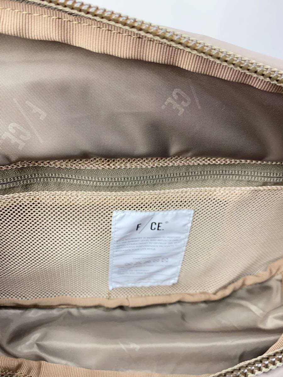F CE Shoulder Bag Nylon BEG Solid 6