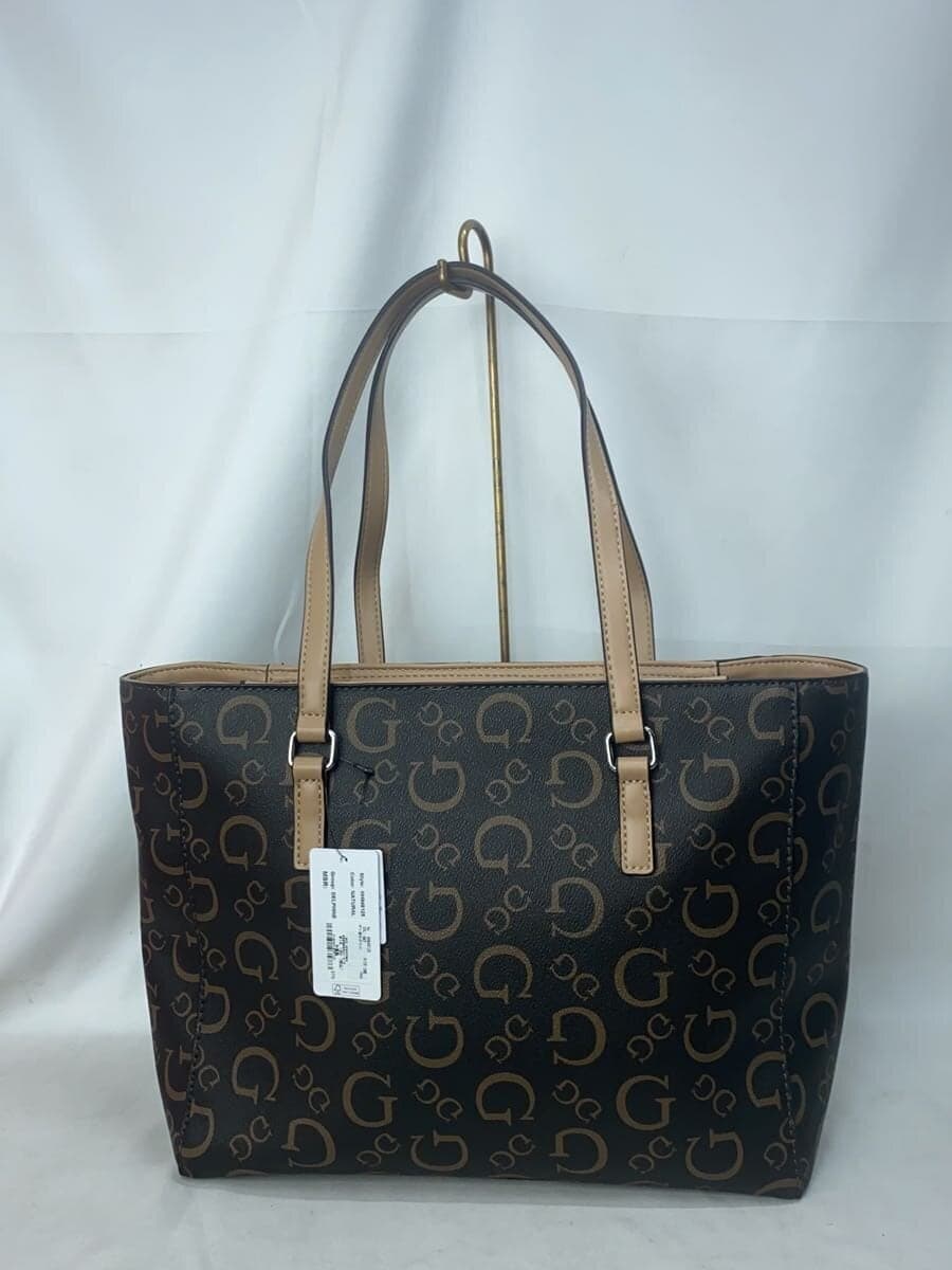 GUESS tote bag leather BRW all-over pattern HH948125 3