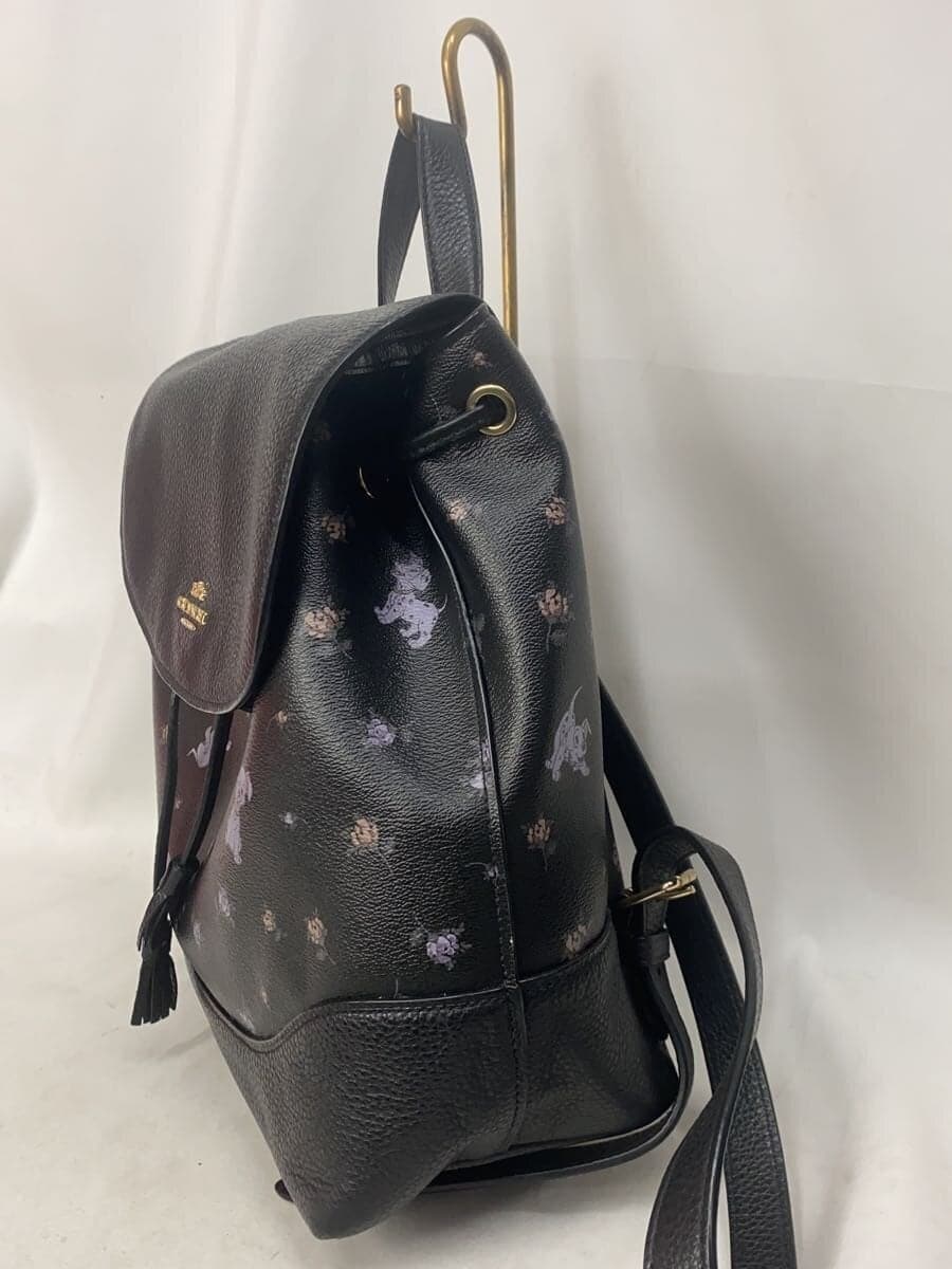COACH × Disney Backpack PVC BLK All-over pattern 91127 2