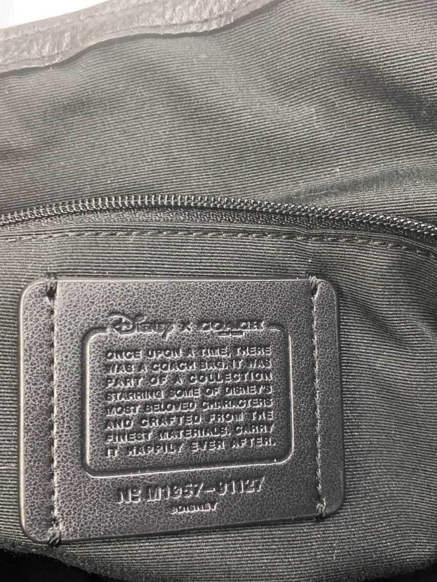 COACH × Disney Backpack PVC BLK All-over pattern 91127 5