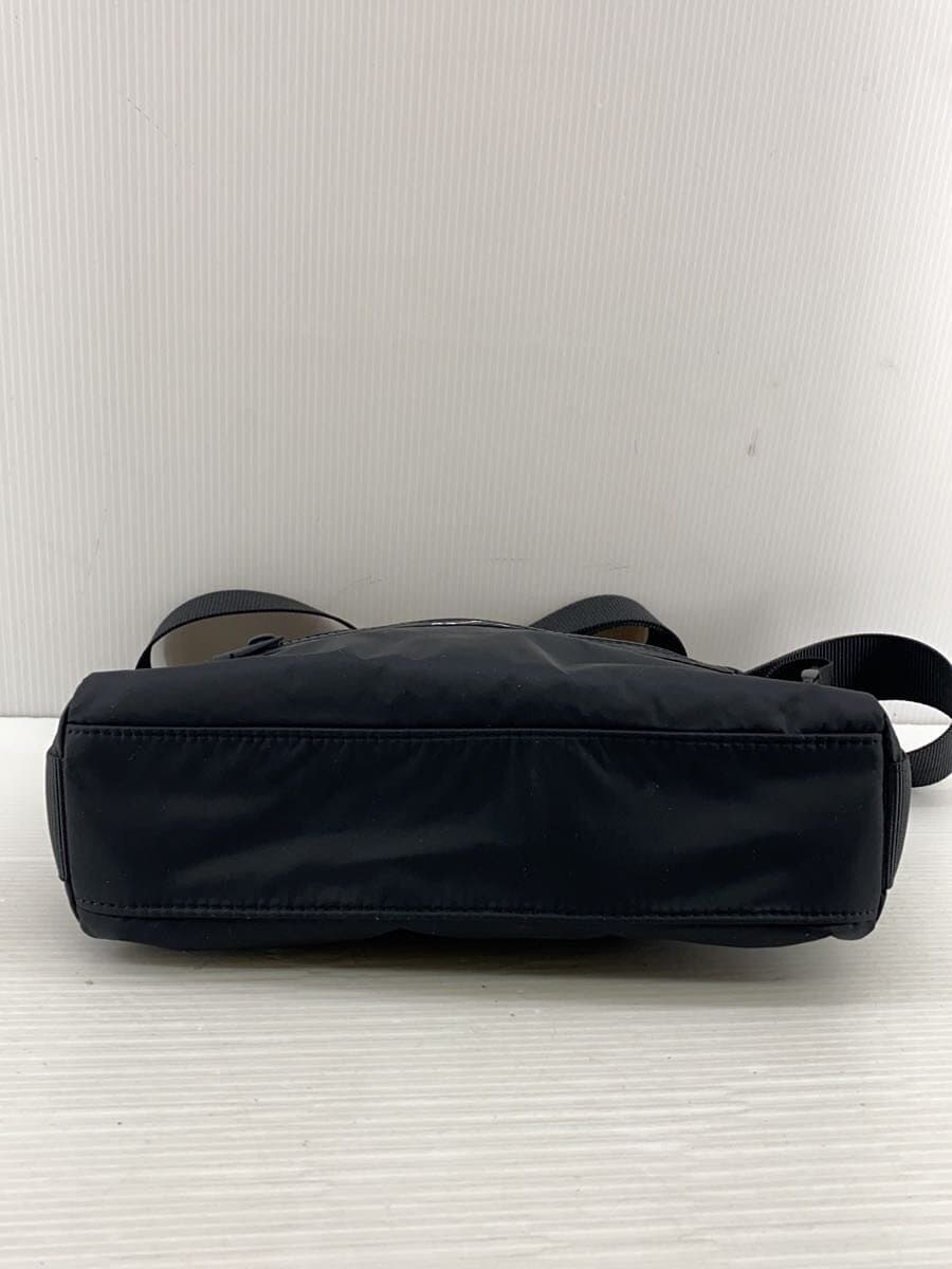agnes b. Shoulder Bag Nylon BLK Solid 4