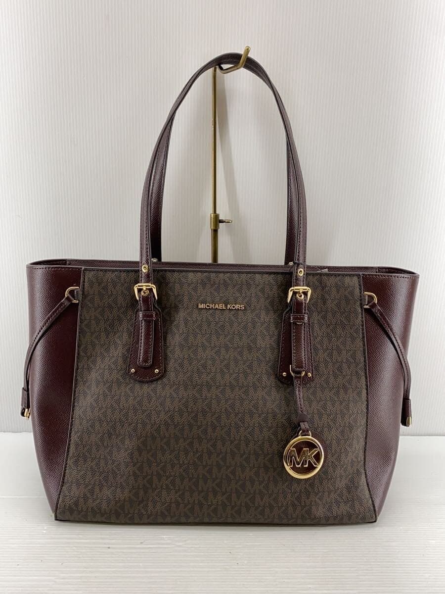 MICHAEL KORS Tote Bag BRW All Over Pattern 30f8gv6t8b