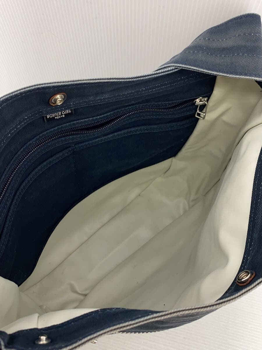 PORTER Shoulder Bag NVY Solid 8
