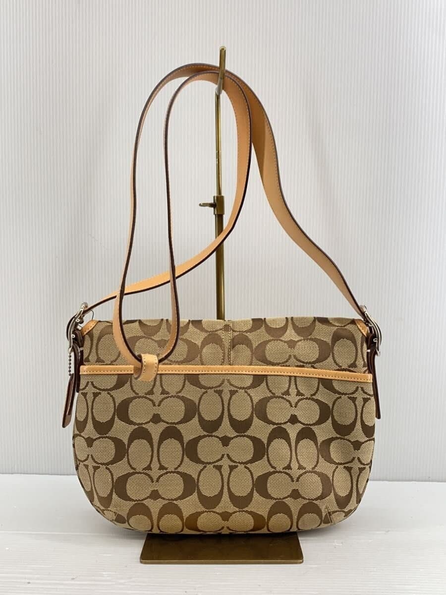 COACH Shoulder Bag BEG All Over Pattern 6842 3