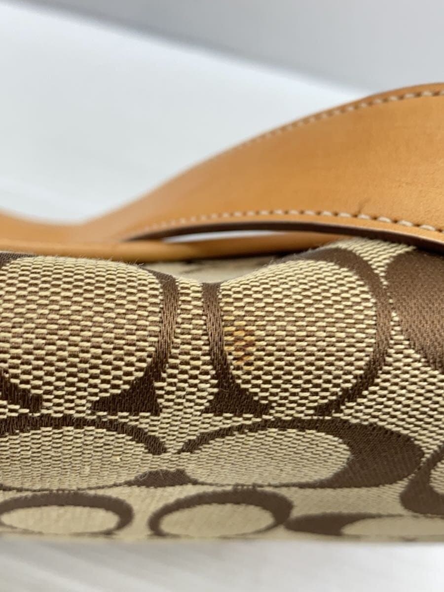 COACH Shoulder Bag BEG All Over Pattern 6842 7