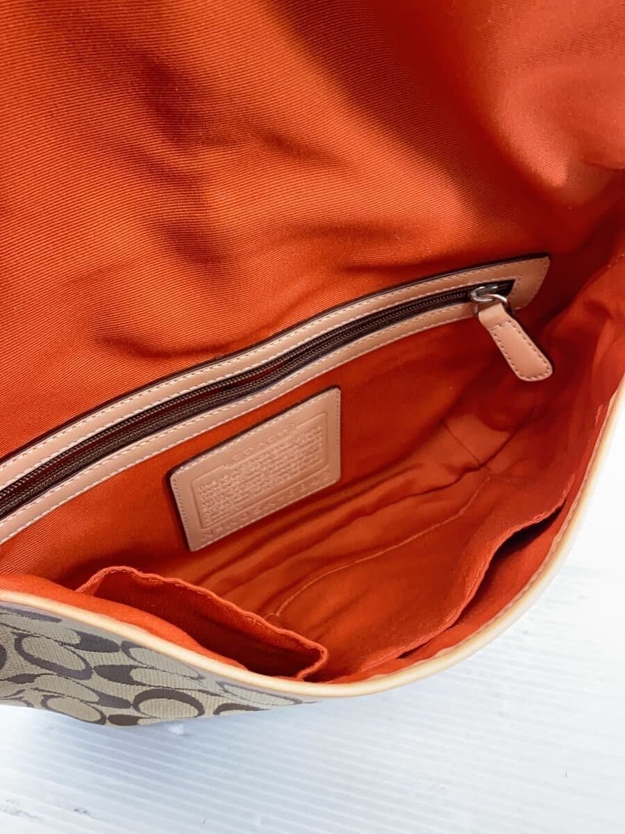 COACH Shoulder Bag BEG All Over Pattern 6842 8