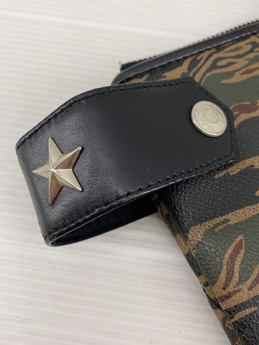 Schott Second Bag KHK Camouflage Long Wallet 7