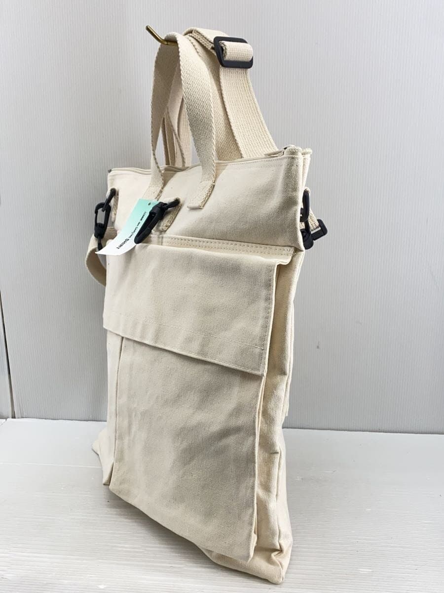 COMME des GARCONS SHIRT Helmet Bag Shoulder Bag Canvas CRM Solid 2-Way Tote Bag 2